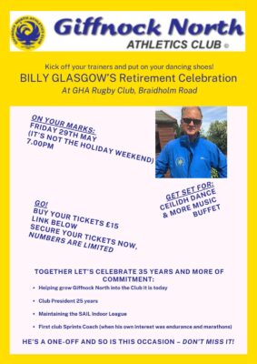 Read more about the article Billy Glasgow Retirement Party!