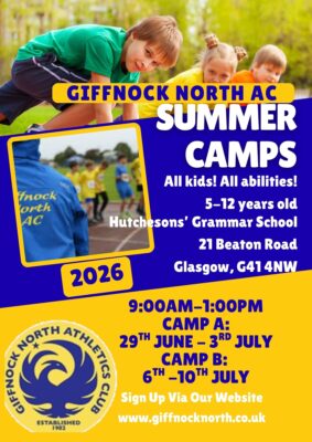 Read more about the article Summer Athletics Camps 2026!